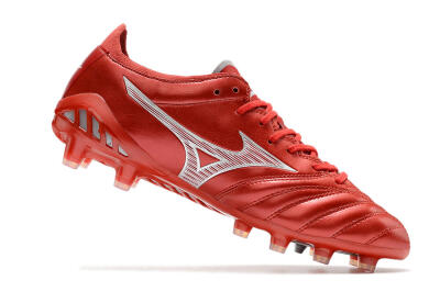Mizuno Morelia Neo 3 Japan FG Firm Ground Soccer Cleats - Red/White