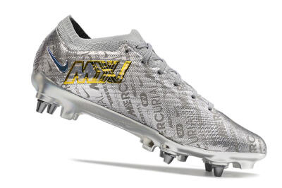 Nike Air Zoom Mercurial Vapor 15 Elite SG Soft Ground Soccer Cleats - Silver/Gold