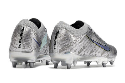 Nike Air Zoom Mercurial Vapor 15 Elite SG Soft Ground Soccer Cleats - Silver/Gold