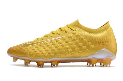 Nike Phantom Ultra Venom FG Firm Ground Soccer Cleats - Gold/White