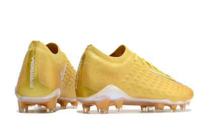 Nike Phantom Ultra Venom FG Firm Ground Soccer Cleats - Gold/White