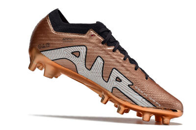 Nike Air Zoom Mercurial Vapor 15 Elite AG Artificial Grass Soccer Cleats - Gold/White/Black