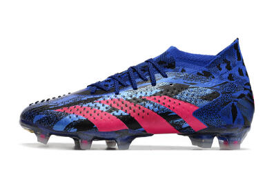 Adidas Predator Accuracy.1 Paul Pogba FG Firm Ground Soccer Cleats - Blue/Pink