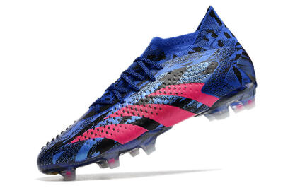 Adidas Predator Accuracy.1 Paul Pogba FG Firm Ground Soccer Cleats - Blue/Pink