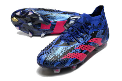Adidas Predator Accuracy.1 Paul Pogba FG Firm Ground Soccer Cleats - Blue/Pink