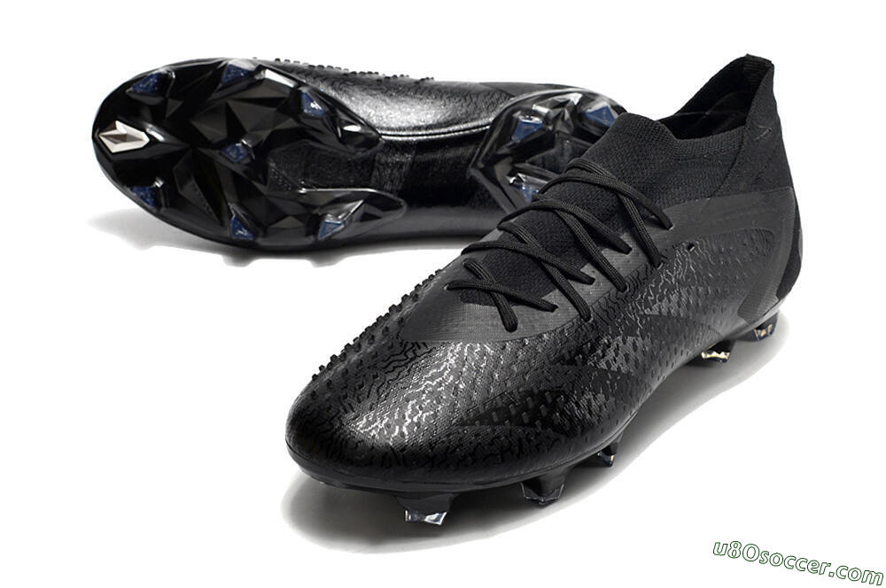 Adidas Predator Accuracy.1 FG Firm Ground Soccer Cleats - Black/Black 3