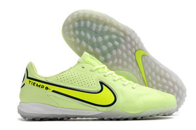 Nike React Tiempo Legend 9 Pro TF Artificial Turf Soccer Shoes - Green/Black
