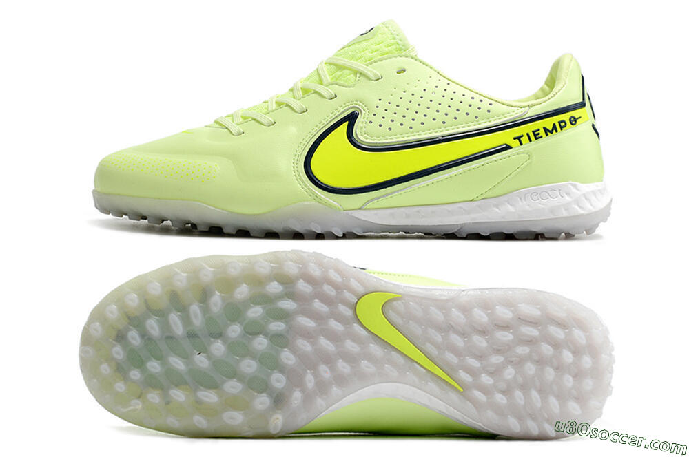Nike React Tiempo Legend 9 Pro TF Artificial Turf Soccer Shoes - Green/Black 0