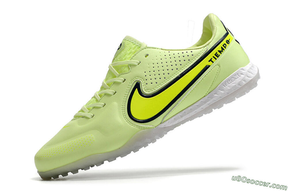 Nike React Tiempo Legend 9 Pro TF Artificial Turf Soccer Shoes - Green/Black 5