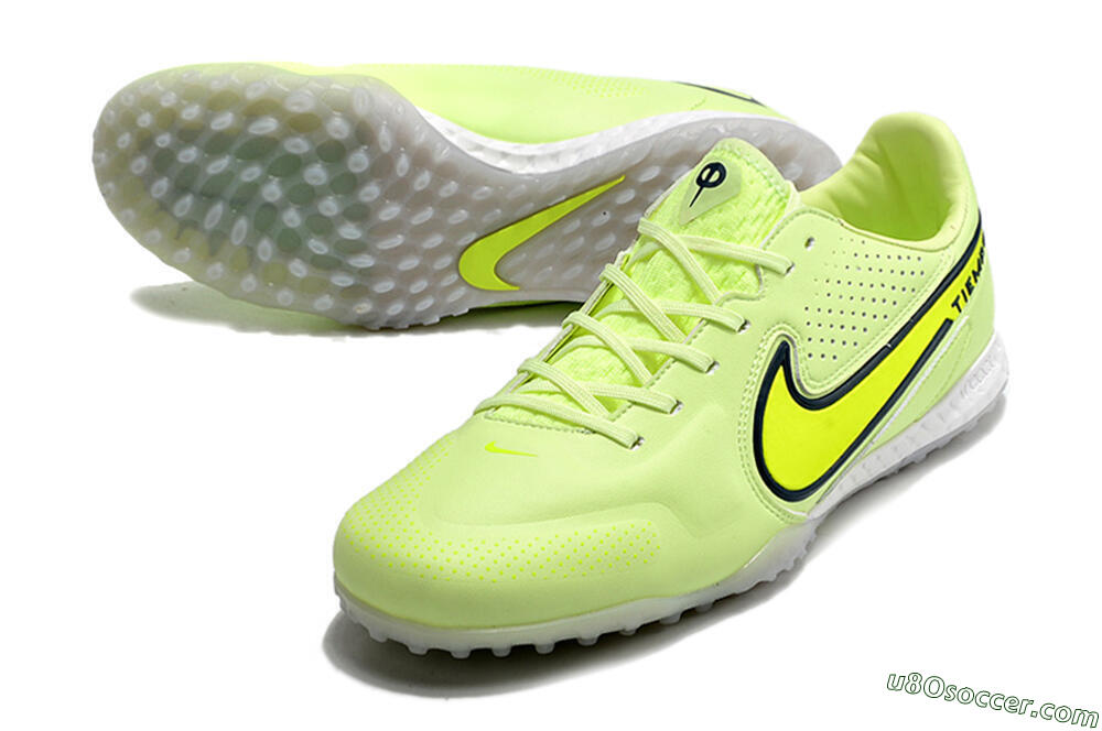 Nike React Tiempo Legend 9 Pro TF Artificial Turf Soccer Shoes - Green/Black 3