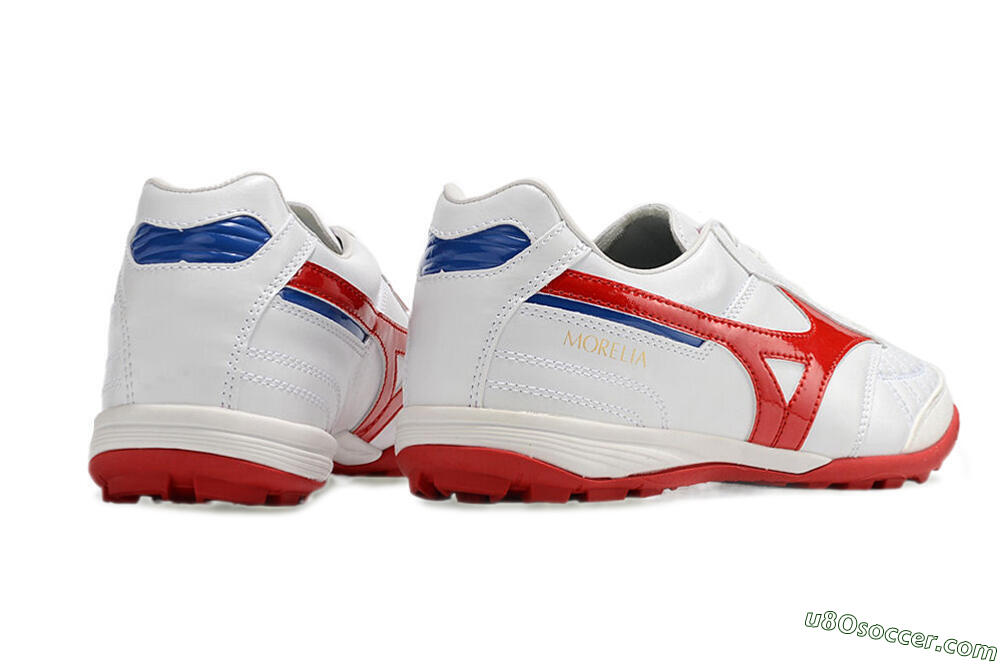 Mizuno Morelia Sala Japn TF Artificial Turf Soccer Shoes - White/Red 4