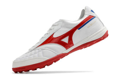 Mizuno Morelia Sala Japn TF Artificial Turf Soccer Shoes - White/Red