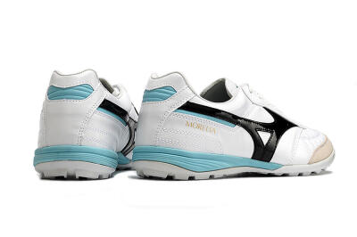 Mizuno Morelia Sala Japn TF Artificial Turf Soccer Shoes - White/Black/Blue