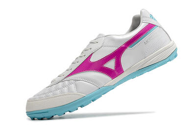 Mizuno Morelia Sala Japn TF Artificial Turf Soccer Shoes - White/Red/Blue