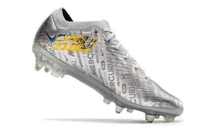 Nike Air Zoom Mercurial Vapor 15 Elite SG Soft Ground Soccer Cleats - Silver/Gold