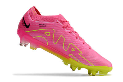 Nike Air Zoom Mercurial Vapor 15 Elite SG Soft Ground Soccer Cleats - Pink/Green/Black