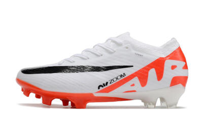Nike Air Zoom Mercurial Vapor 15 Elite FG Firm Ground Soccer Cleats - White/Black/Red