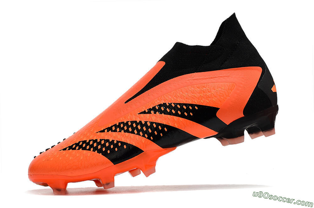 Adidas Predator Accuracy+ FG Firm Ground Soccer Cleats - Orange/Black 5