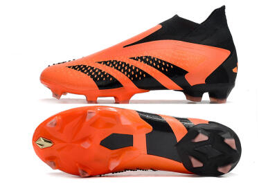 Adidas Predator Accuracy+ FG Firm Ground Soccer Cleats - Orange/Black