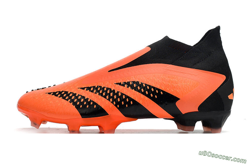 Adidas Predator Accuracy+ FG Firm Ground Soccer Cleats - Orange/Black 2