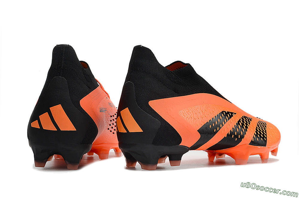 Adidas Predator Accuracy+ FG Firm Ground Soccer Cleats - Orange/Black 6