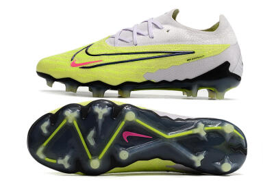 Nike Phantom GX Elite FG Firm Ground Soccer Cleats - White/Green/Black