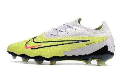 Nike Phantom GX Elite FG Firm Ground Soccer Cleats - White/Green/Black