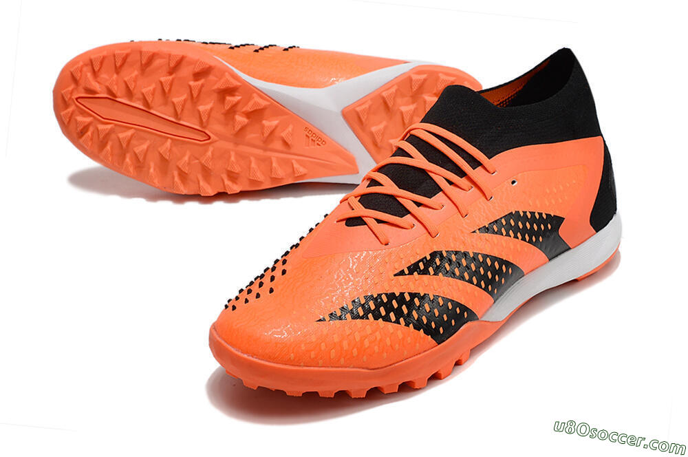 Adidas Predator Accuracy.1 TF Artificial Turf Soccer Shoes - Orange/Black 3