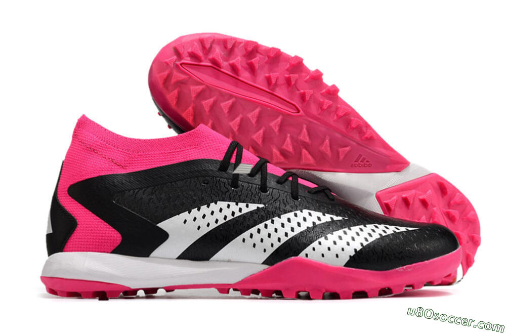 Adidas Predator Accuracy.1 TF Artificial Turf Soccer Shoes - Black/White/Pink 1