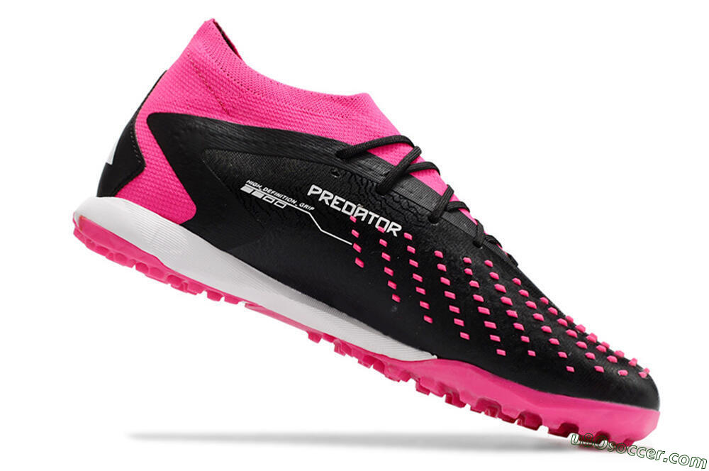 Adidas Predator Accuracy.1 TF Artificial Turf Soccer Shoes - Black/White/Pink 4