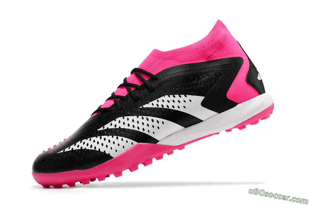 Adidas Predator Accuracy.1 TF Artificial Turf Soccer Shoes - Black/White/Pink 5
