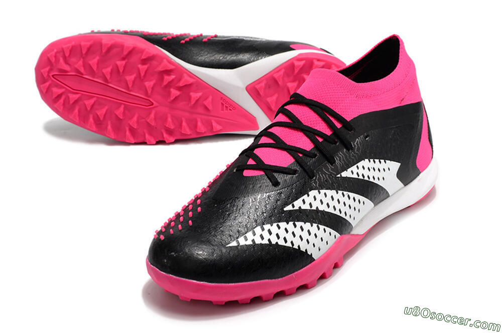 Adidas Predator Accuracy.1 TF Artificial Turf Soccer Shoes - Black/White/Pink 3