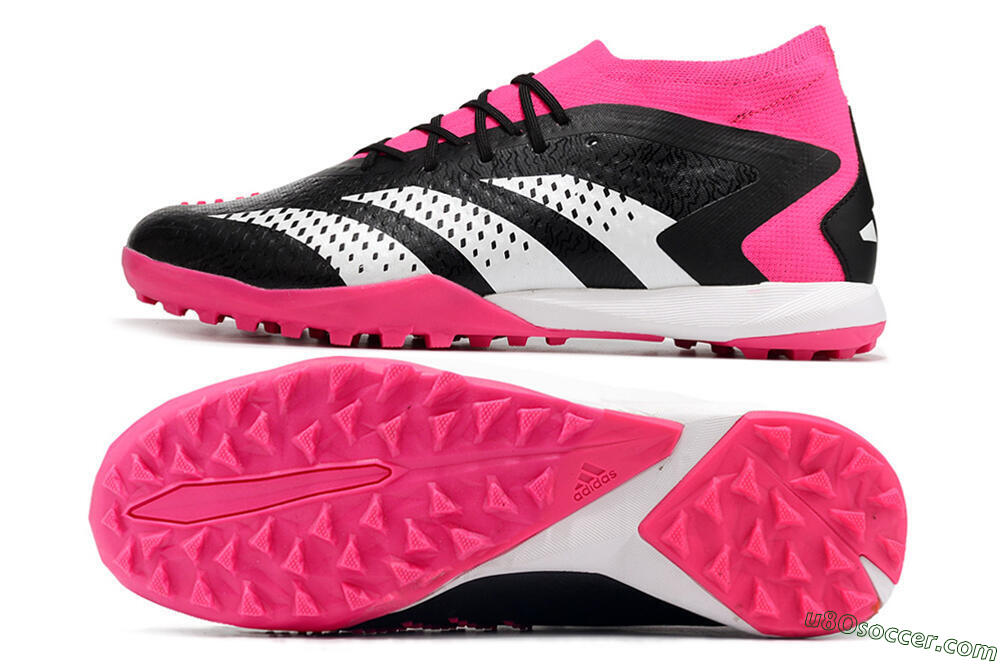 Adidas Predator Accuracy.1 TF Artificial Turf Soccer Shoes - Black/White/Pink 0