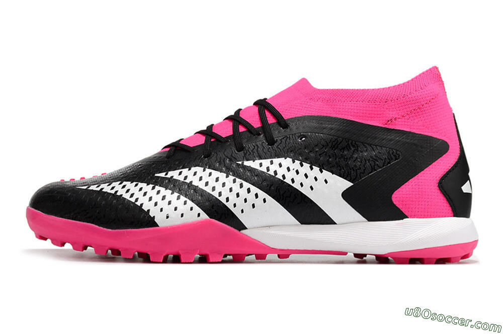 Adidas Predator Accuracy.1 TF Artificial Turf Soccer Shoes - Black/White/Pink 2