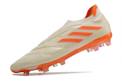 Adidas Copa Pure+ FG Firm Ground Soccer Cleats - White/Orange