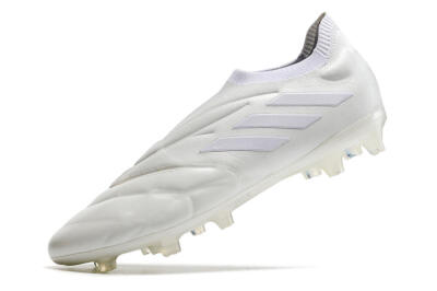 Adidas Copa Pure+ FG Firm Ground Soccer Cleats - White/White