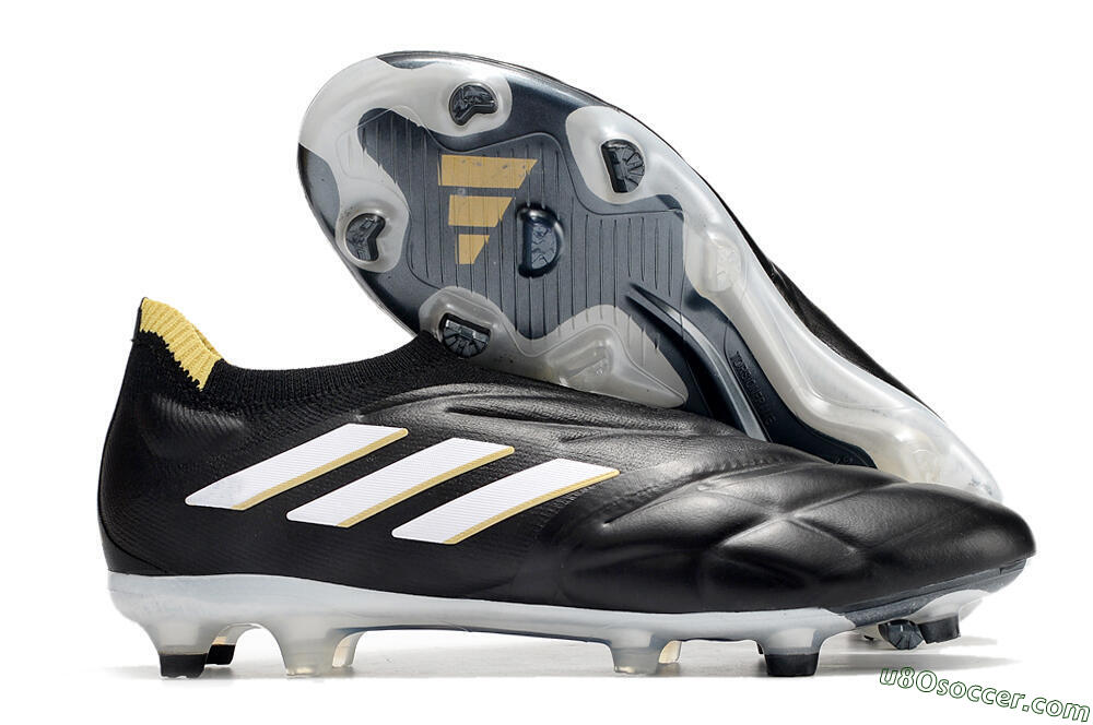 Adidas Copa Pure+ FG Firm Ground Soccer Cleats - Black/White 1