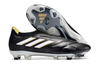 Adidas Copa Pure+ FG Firm Ground Soccer Cleats - Black/White