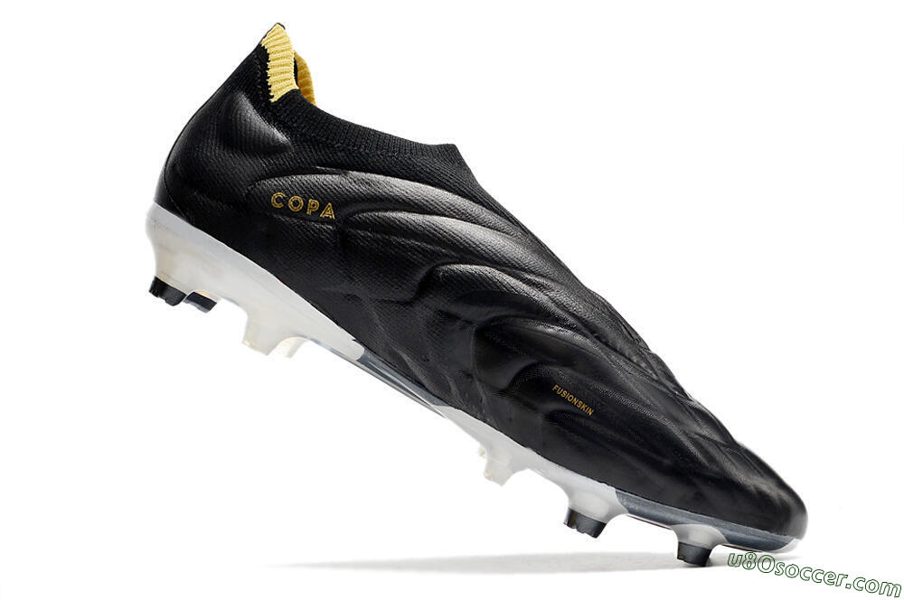 Adidas Copa Pure+ FG Firm Ground Soccer Cleats - Black/White 4