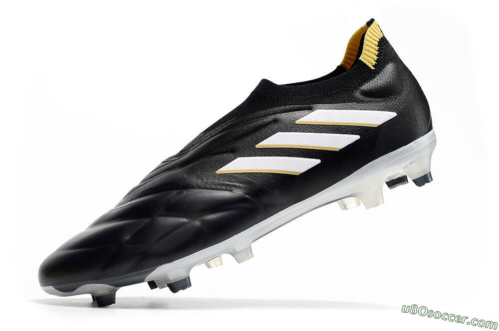 Adidas Copa Pure+ FG Firm Ground Soccer Cleats - Black/White 5