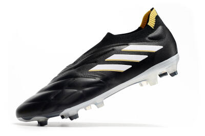 Adidas Copa Pure+ FG Firm Ground Soccer Cleats - Black/White