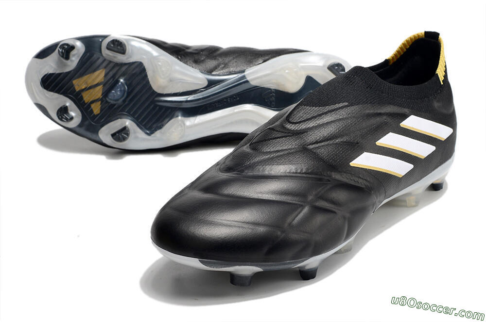 Adidas Copa Pure+ FG Firm Ground Soccer Cleats - Black/White 3
