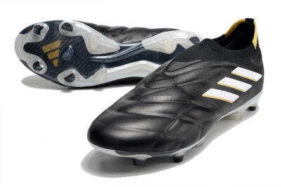 Adidas Copa Pure+ FG Firm Ground Soccer Cleats - Black/White