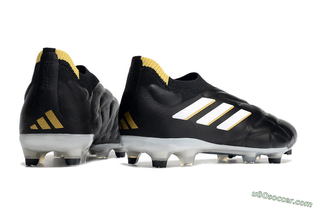Adidas Copa Pure+ FG Firm Ground Soccer Cleats - Black/White 6