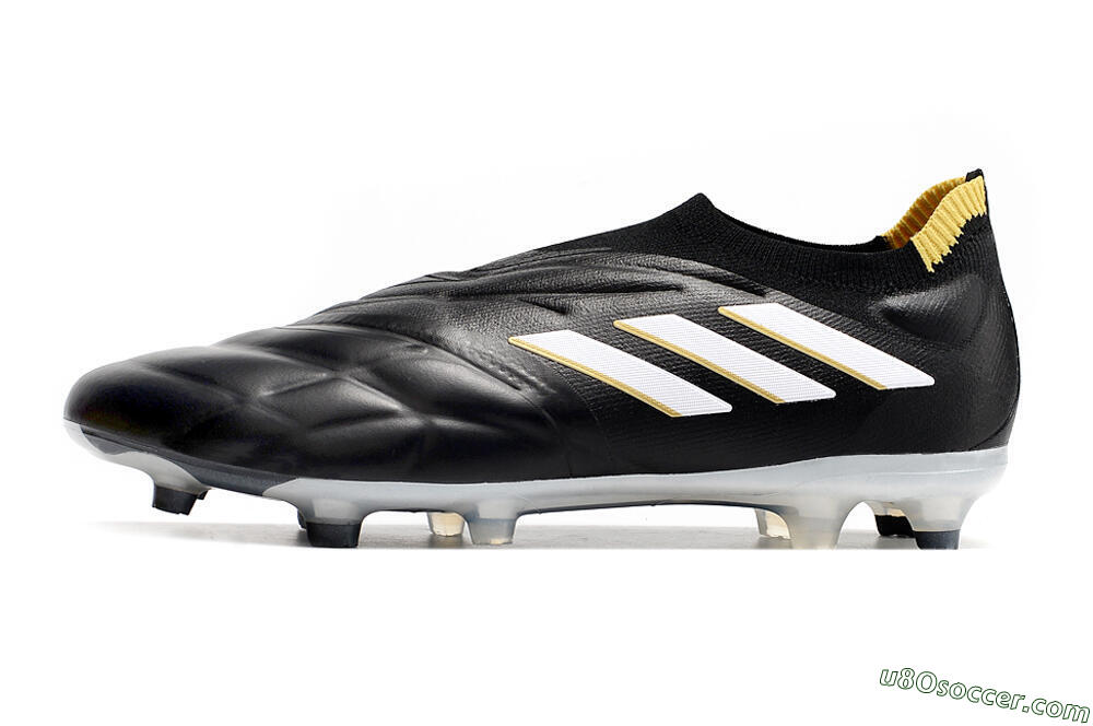 Adidas Copa Pure+ FG Firm Ground Soccer Cleats - Black/White 2