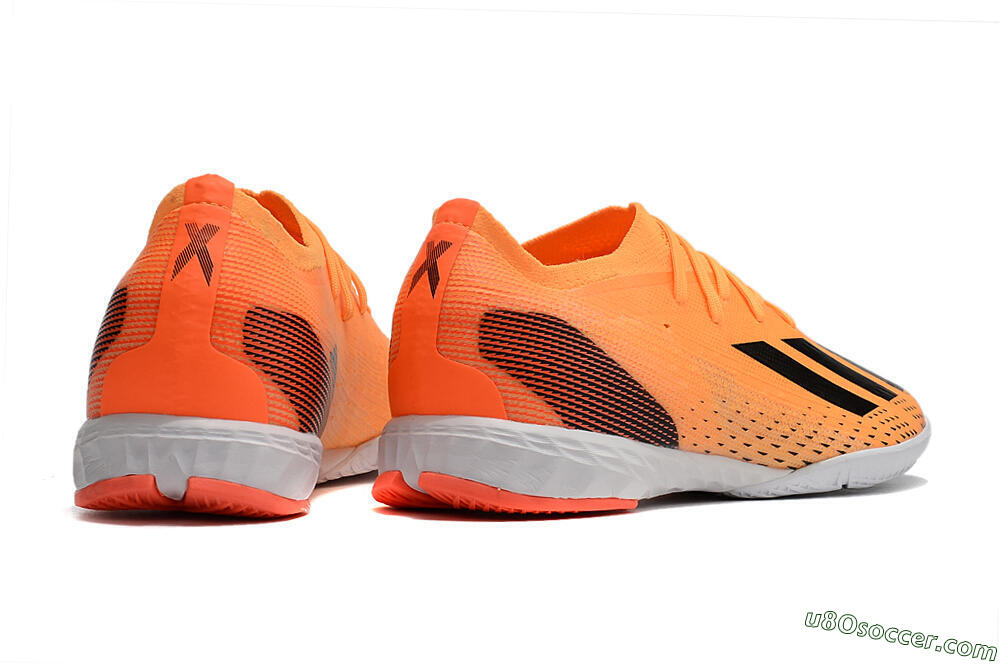 Adidas X Speedportal.1 IC Indoor & Futsal Soccer Shoes - Orange/Black 6