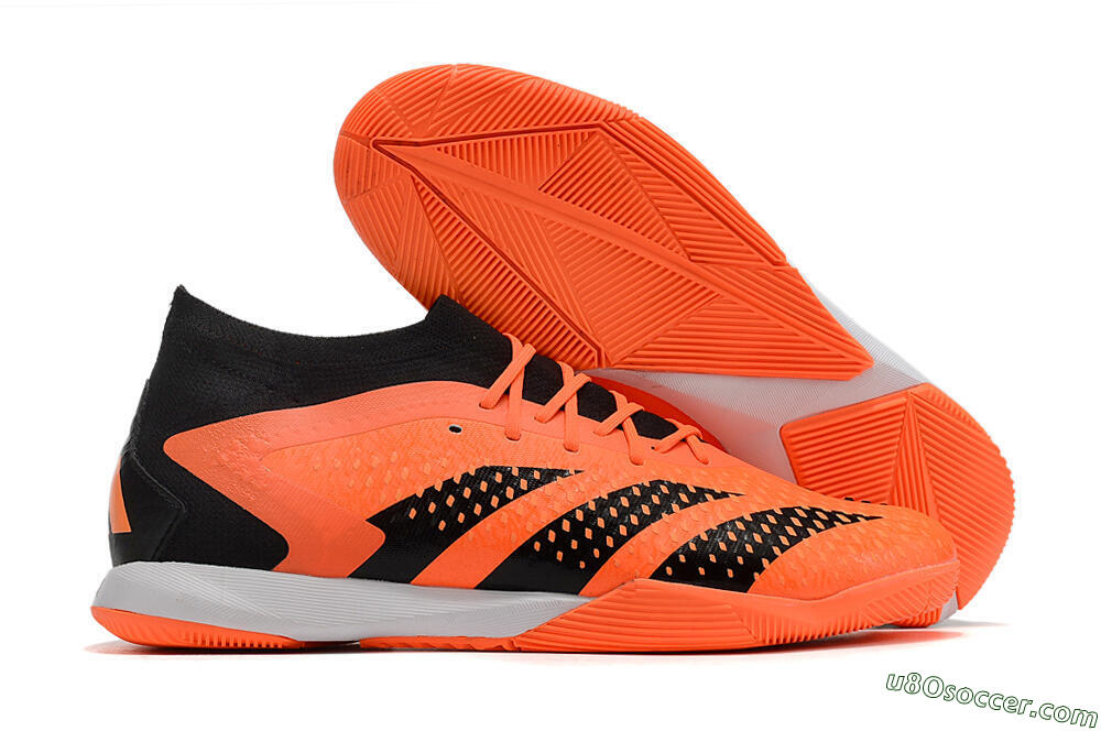 Adidas Predator Accuracy.1 IC Indoor & Futsal Soccer Shoes - Orange/Black 1