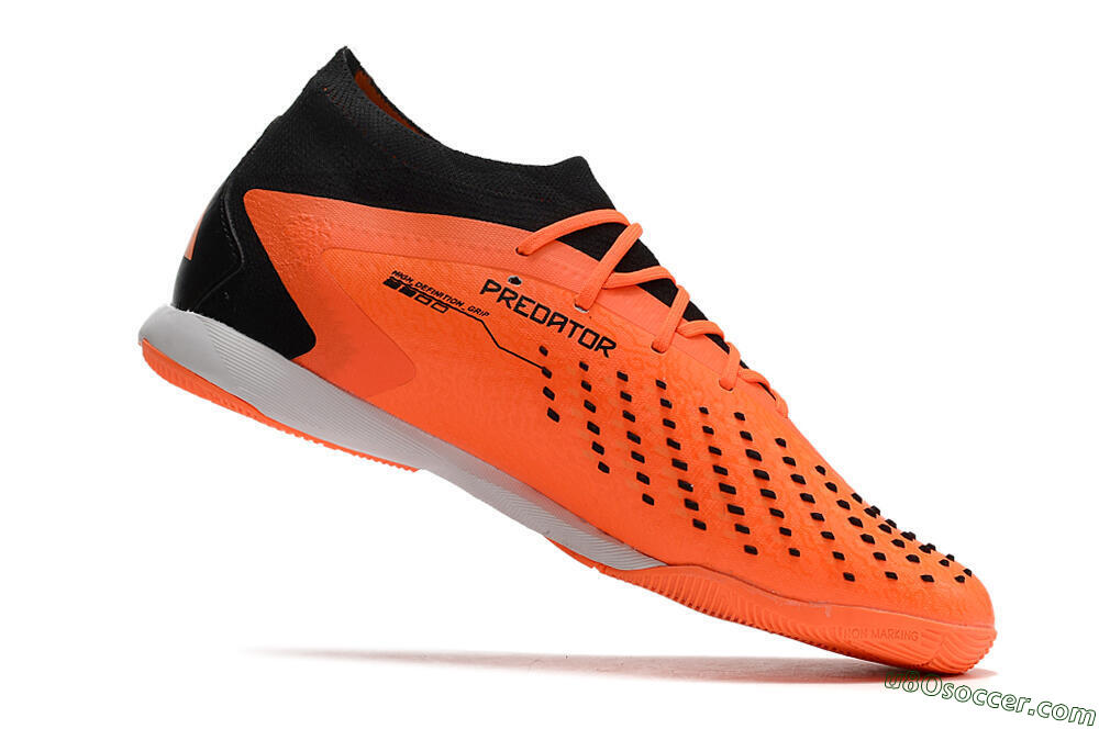 Adidas Predator Accuracy.1 IC Indoor & Futsal Soccer Shoes - Orange/Black 4