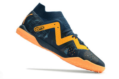Puma Future Match TT TF Artificial Turf Soccer Shoes - Blue/Yellow