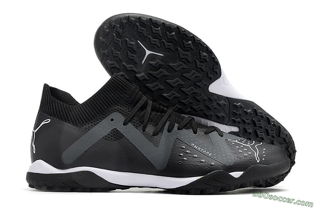 Puma Future Match TT TF Artificial Turf Soccer Shoes - Black/White 1